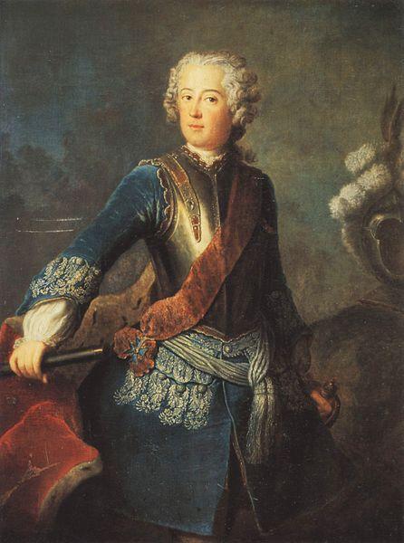 antoine pesne Kronprinz Friedrich von PreuBen oil painting image